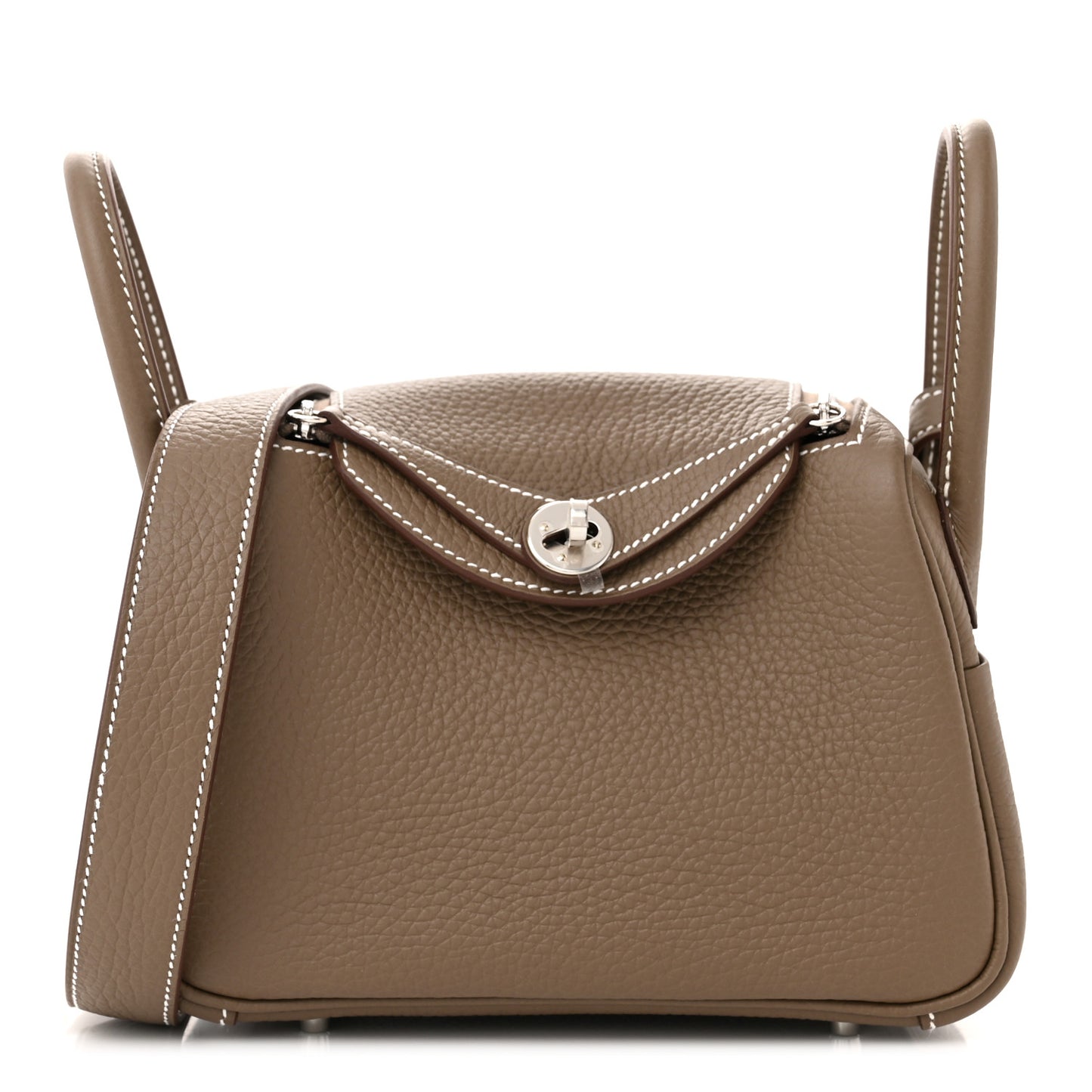 Taurillon Clemence Mini Lindy 20 Etoupe