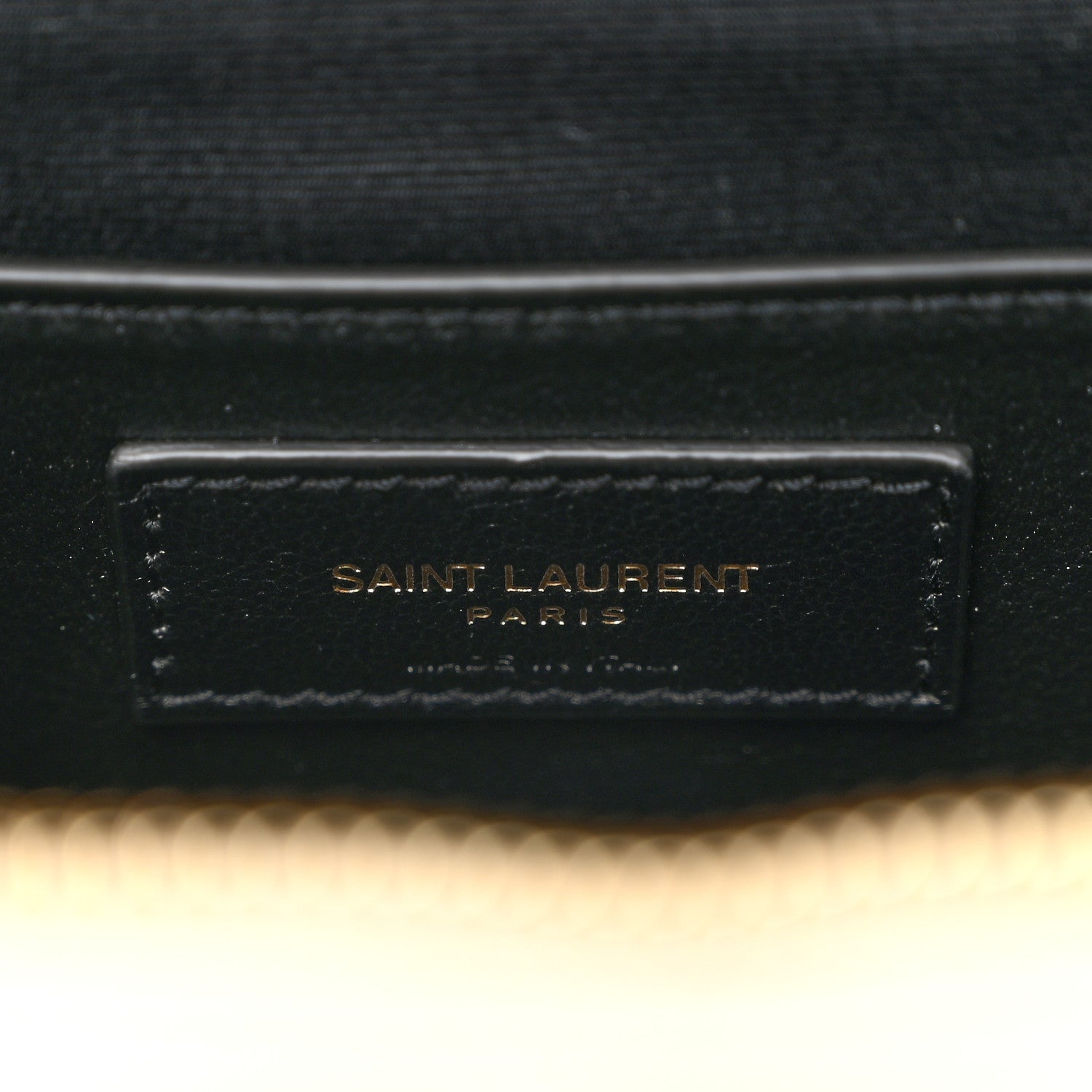 Saint Laurent Grain de Poudre Quilted 80's Vanity Bag Crema Soft 6 of 9