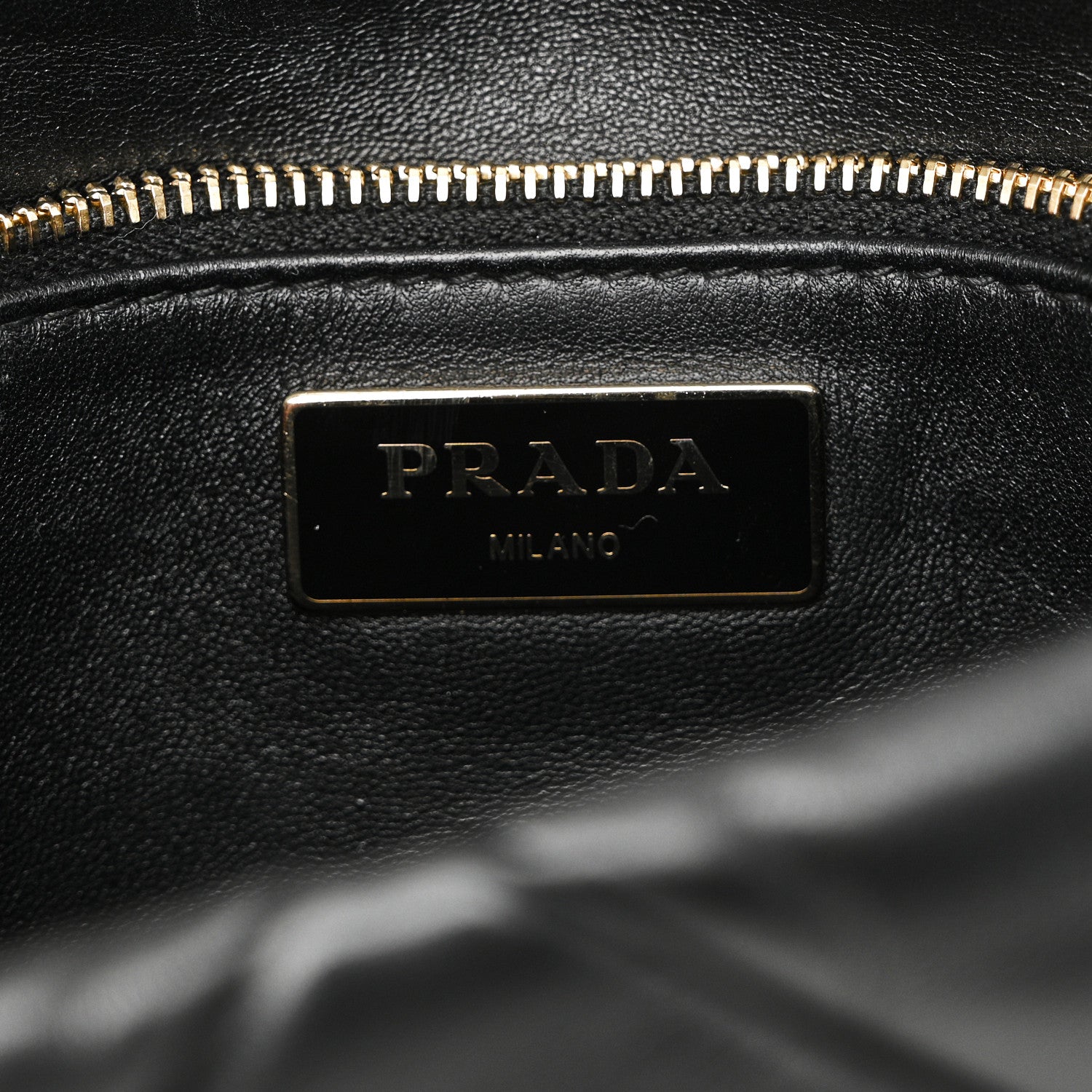 Prada Nappa Re-Nylon Triangle Quilted Patchwork System Flap Shoulder Bag Black 6 of 9