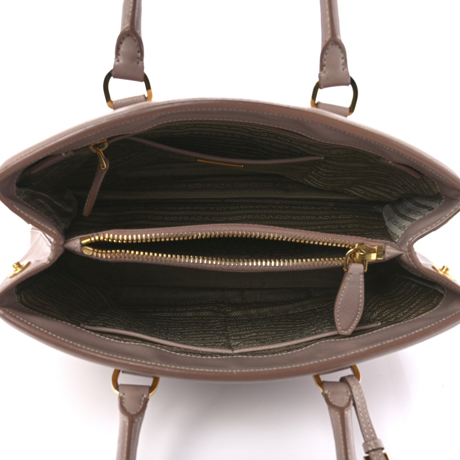 Prada Saffiano Lux Medium Tote Cammeo 4 of 11