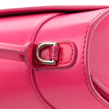 Balenciaga Shiny Box Calfskin Small Hourglass Top Handle Bag Acid Fuchsia 13 of 19