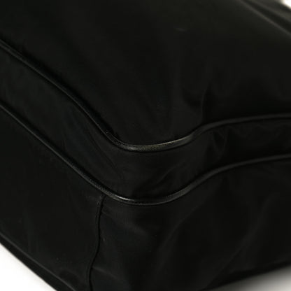 Prada Tessuto Nylon Saffiano Shopping Tote Black 7 of 15