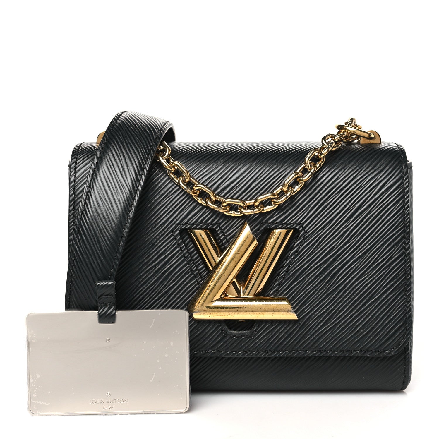 Louis Vuitton Epi Twist Shoulder Bag PM Black 3 of 9