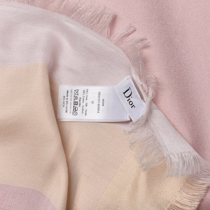 Christian Dior Silk Cotton Ballerina Scarf Pink 5 of 5