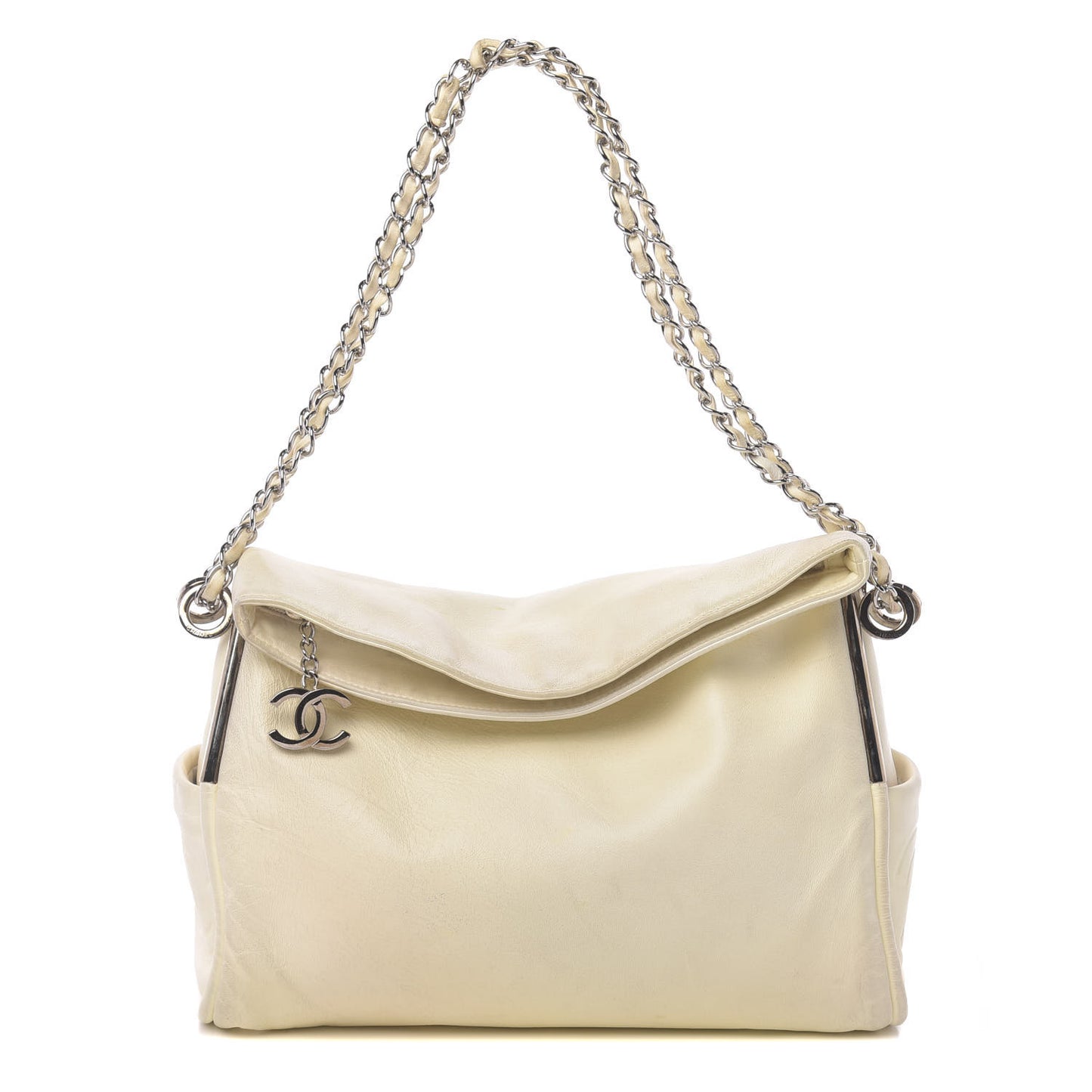 Lambskin Medium Ultimate Soft Tote Ivory