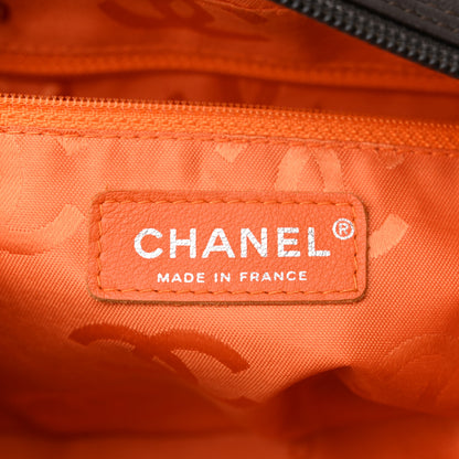 Chanel Calfskin Quilted Cambon Large Bowler Brown Beige 6 of 11