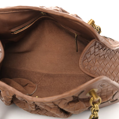 Bottega Veneta Nappa Intrecciato Small Chain Shoulder Bag Noce 5 of 12