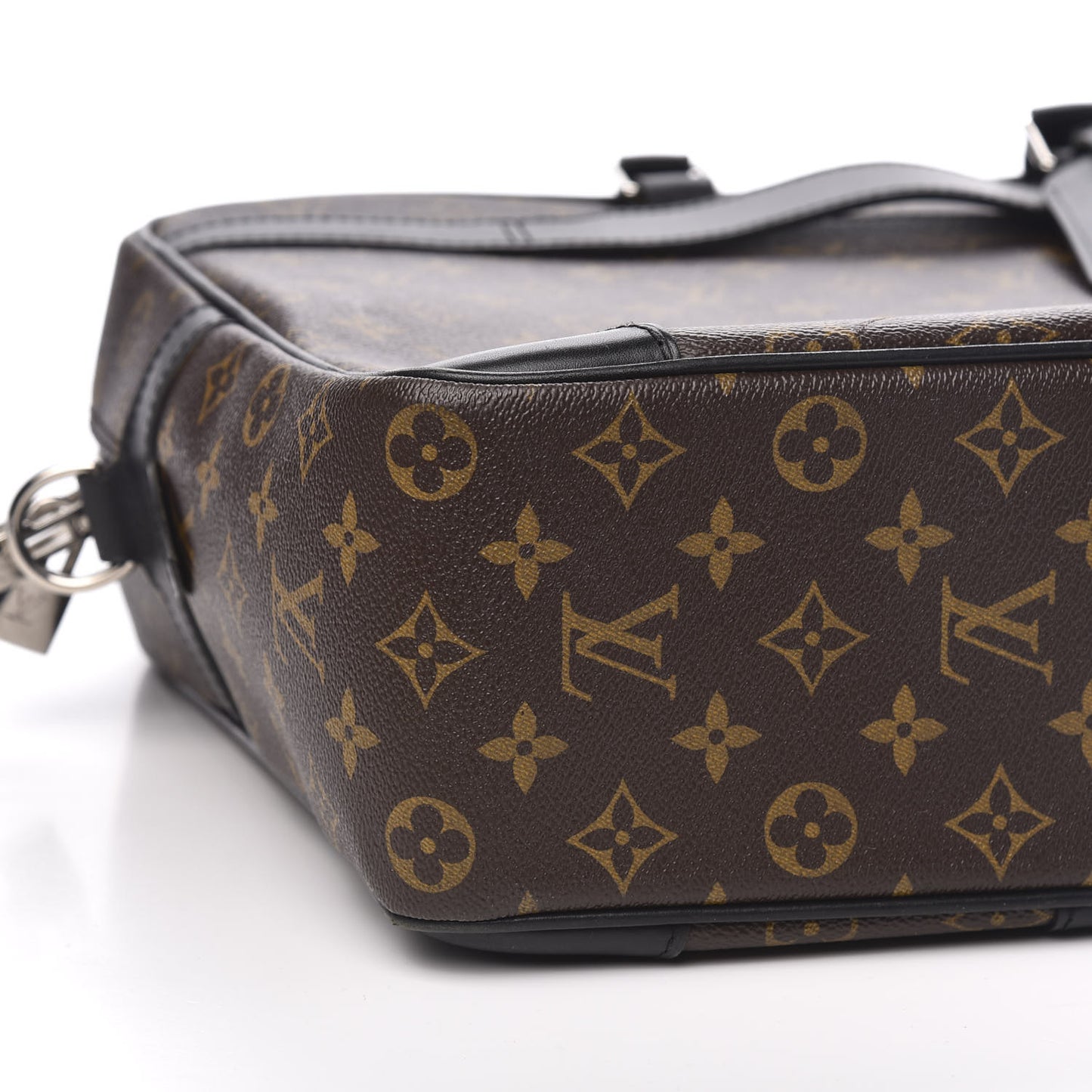 Monogram Macassar Porte Documents Voyage Soft Briefcase