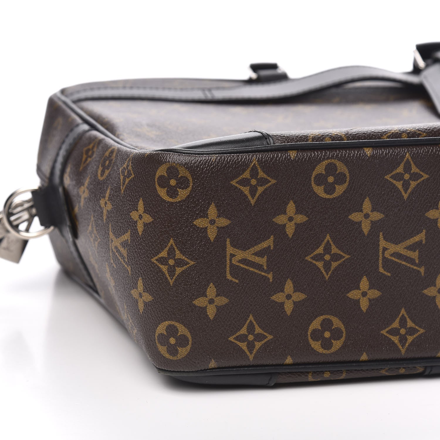 Louis Vuitton Monogram Macassar Porte Documents Voyage Soft Briefcase 6 of 8