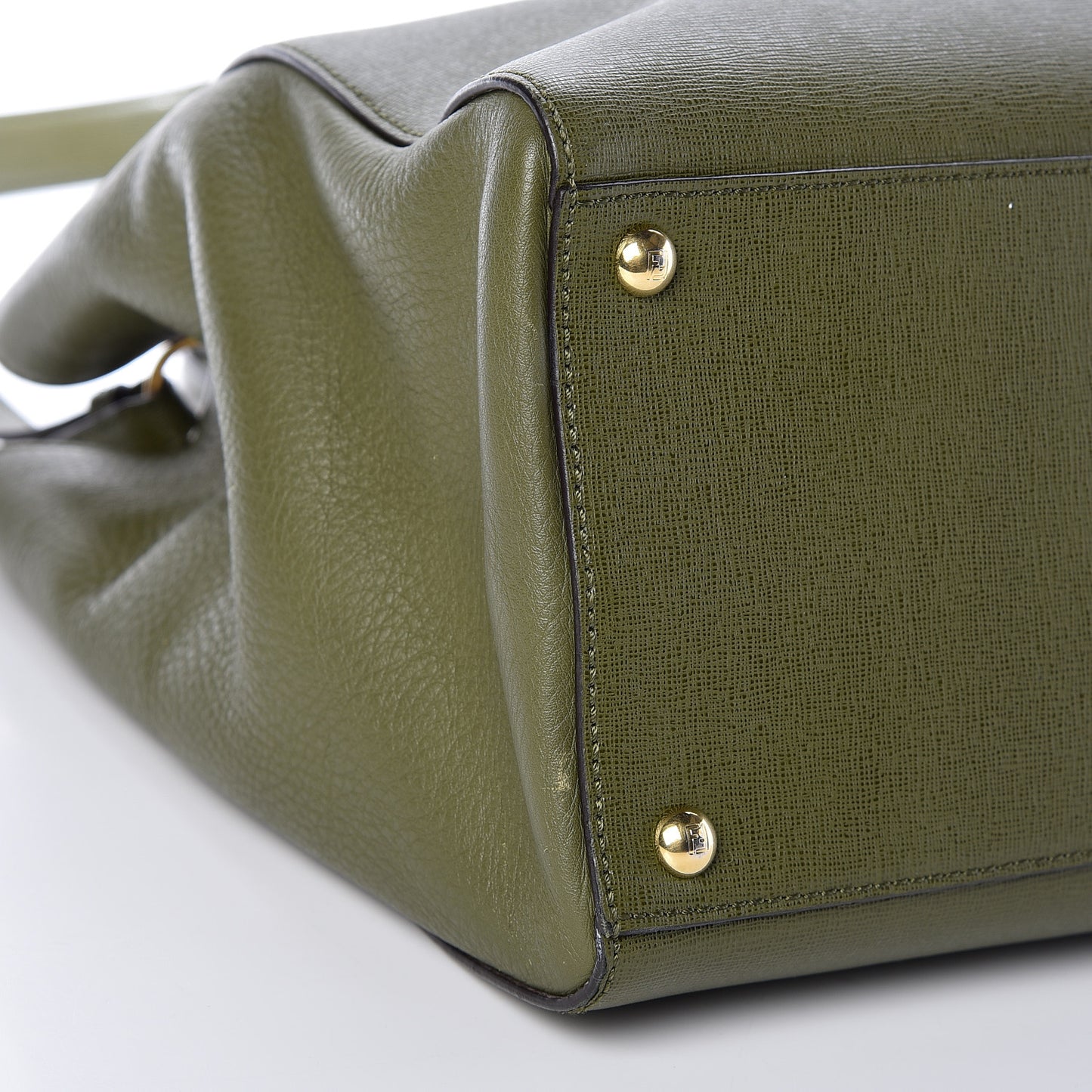 Vitello Elite Flamingo Regular 2Jours Tote Oliva