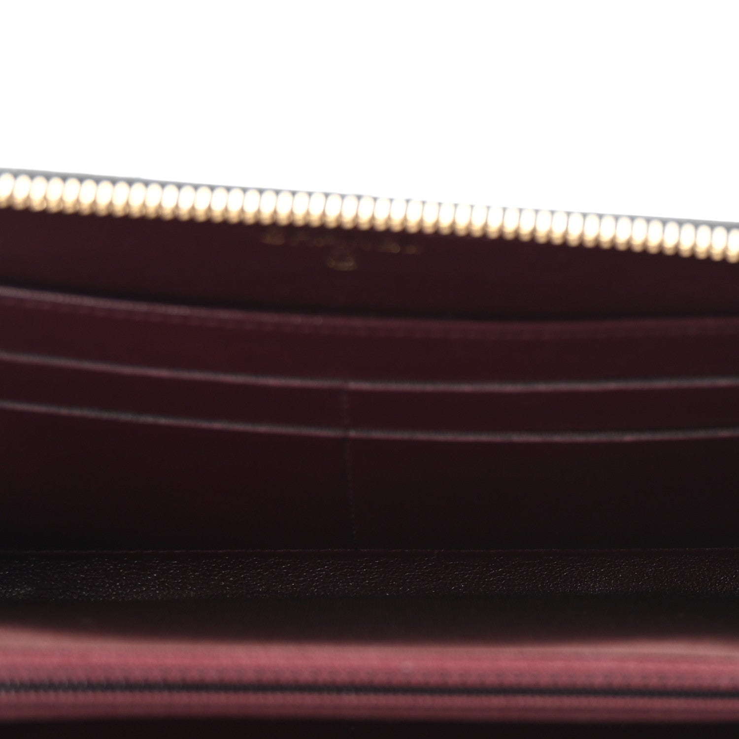 Chanel Sheepskin Quilted Large Gusset Mademoiselle Vintage Zip Around Wallet Black 5 of 9