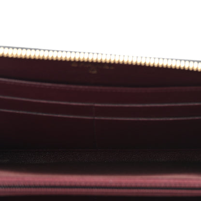 Chanel Sheepskin Quilted Large Gusset Mademoiselle Vintage Zip Around Wallet Black 5 of 9
