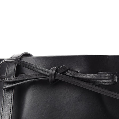 Mansur Gavriel Calfskin Mini Mini Bucket Bag Black Argento 10 of 10