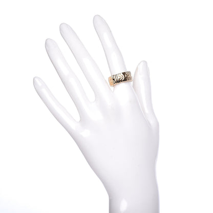 Bulgari 18K Yellow Gold 8.5mm Parentesi Ring 50 5.5 2 of 4