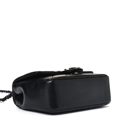 Chanel Caviar Quilted Incognito Mini Square Flap Black 3 of 5