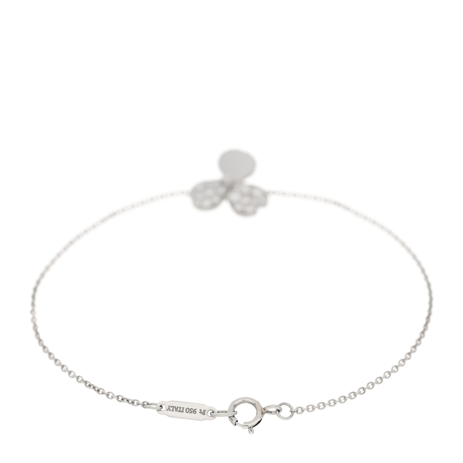 Tiffany Platinum Diamond Paper Flowers Bracelet 2 of 4