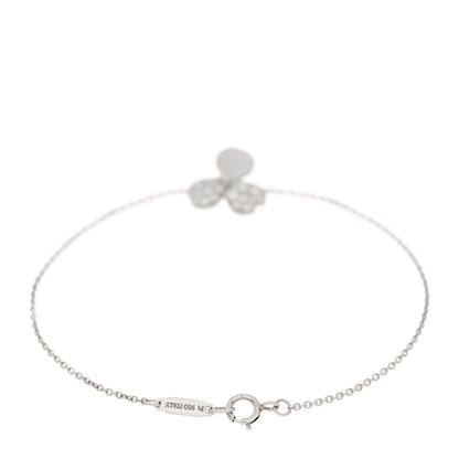 Tiffany Platinum Diamond Paper Flowers Bracelet 2 of 4