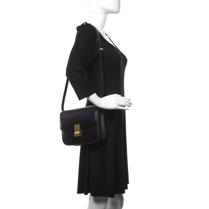 Celine Box Calfskin Medium Classic Box Flap Bag Black 2 of 10