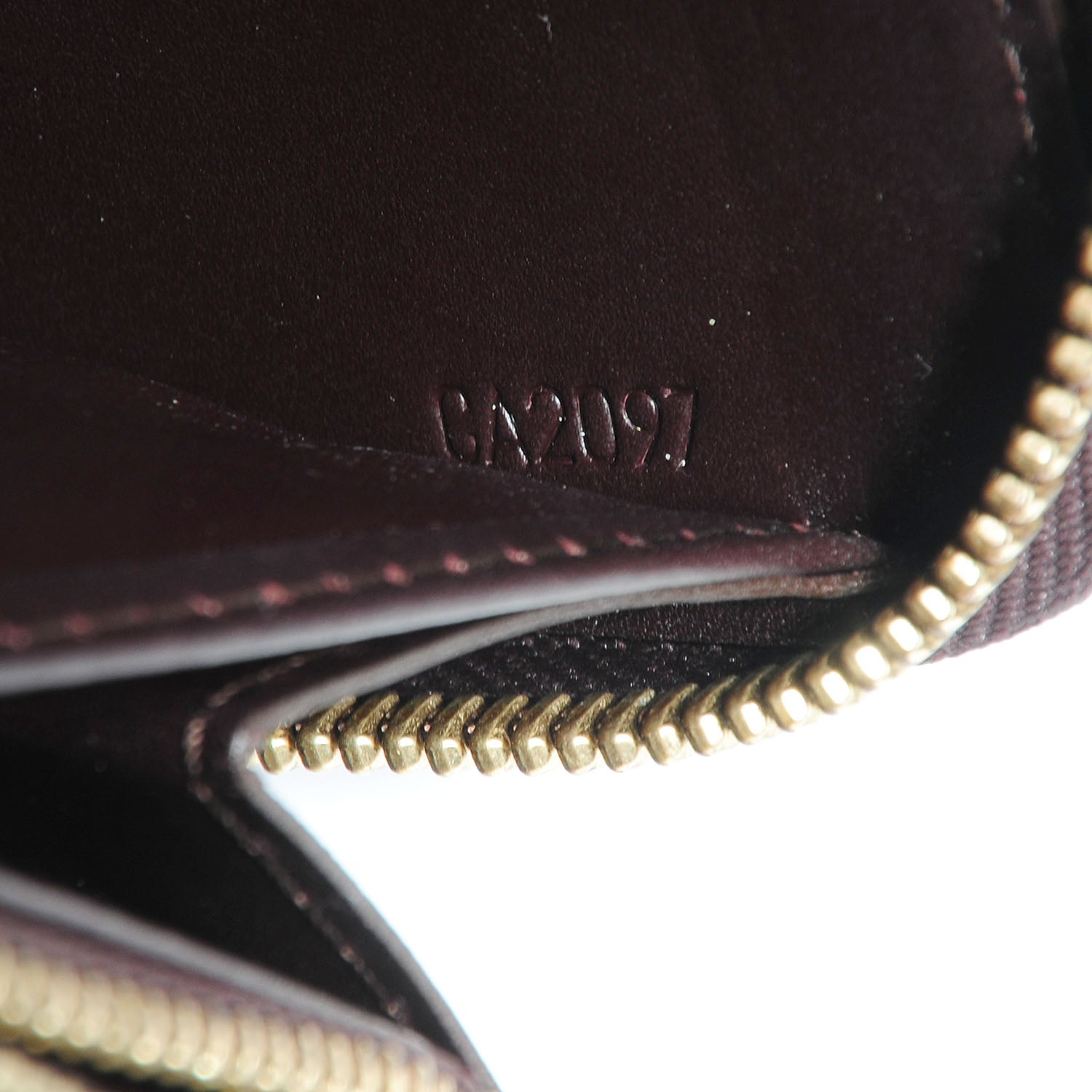 Louis Vuitton Vernis Zippy Wallet Amarante 5 of 7