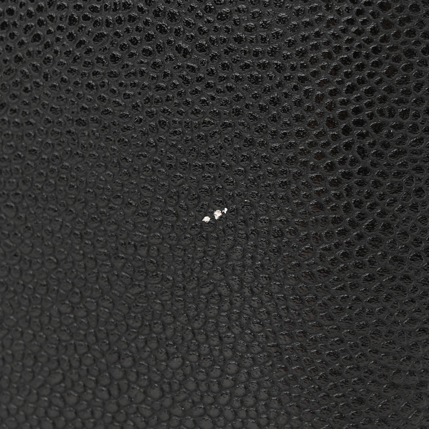 Caviar Quilted CC Small Top Handle Vanity Case Black