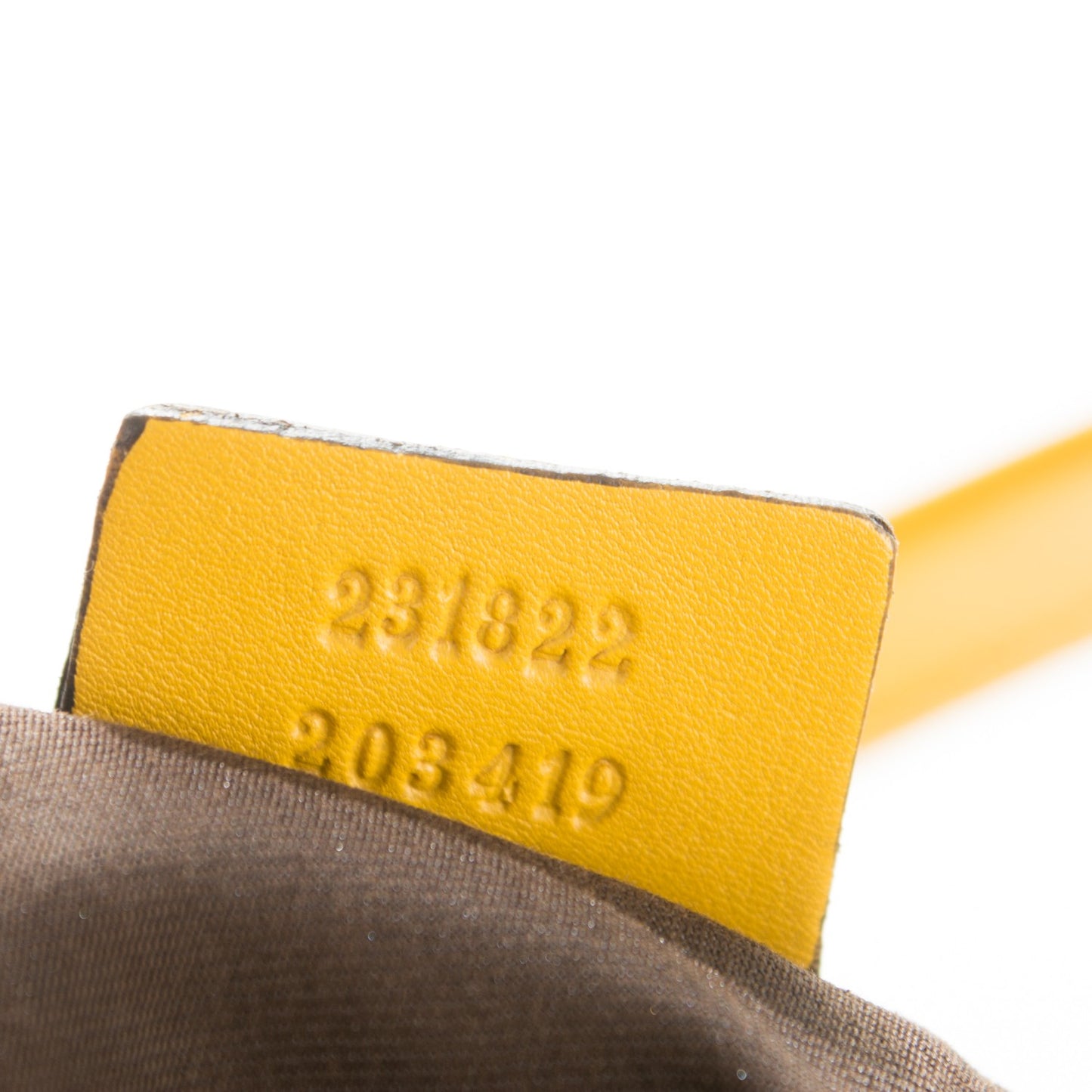 Guccissima Medium New Britt Hobo Yellow