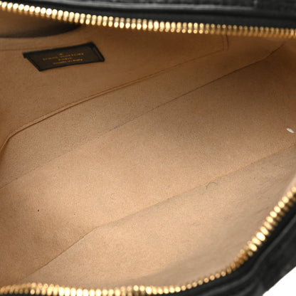 Louis Vuitton Lambskin Damier Quilt Troca MM Black 5 of 10