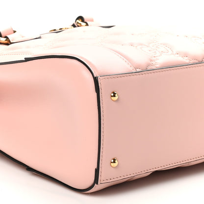 Gucci Calfskin GG Matelasse Mini Top Handle Bag Perfect Pink 9 of 11