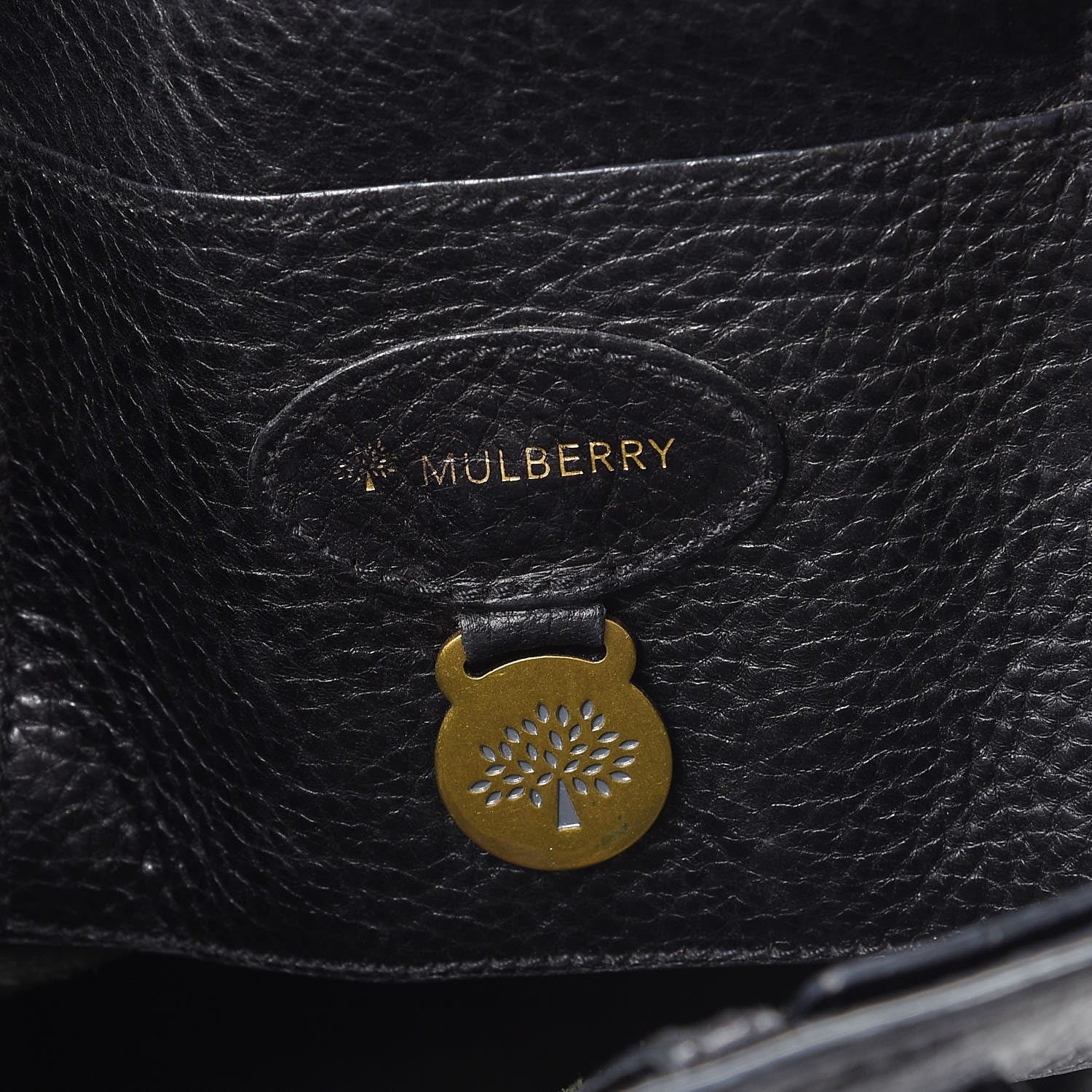 Mulberry Classic Grain Calfskin Bayswater Black 6 of 15