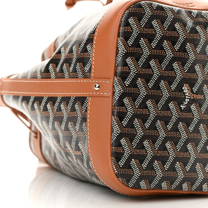 Goyard Goyardine Petit Flot Bucket Bag PM Black Gold 8 of 9