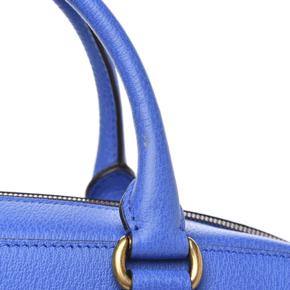 Gucci Calfskin Tiger Print Duffle Blue 12 of 14
