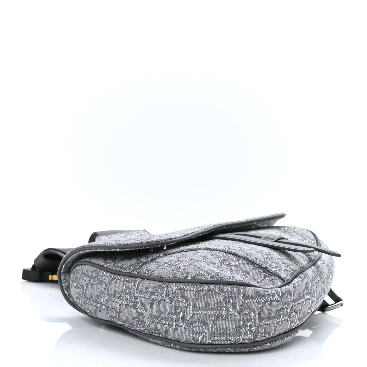 Oblique Mens Saddle Bag Grey