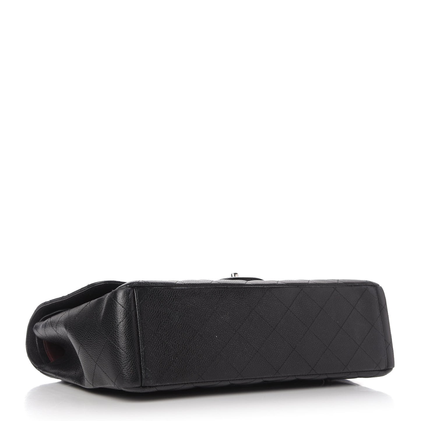 Caviar Quilted Maxi Double Flap Black