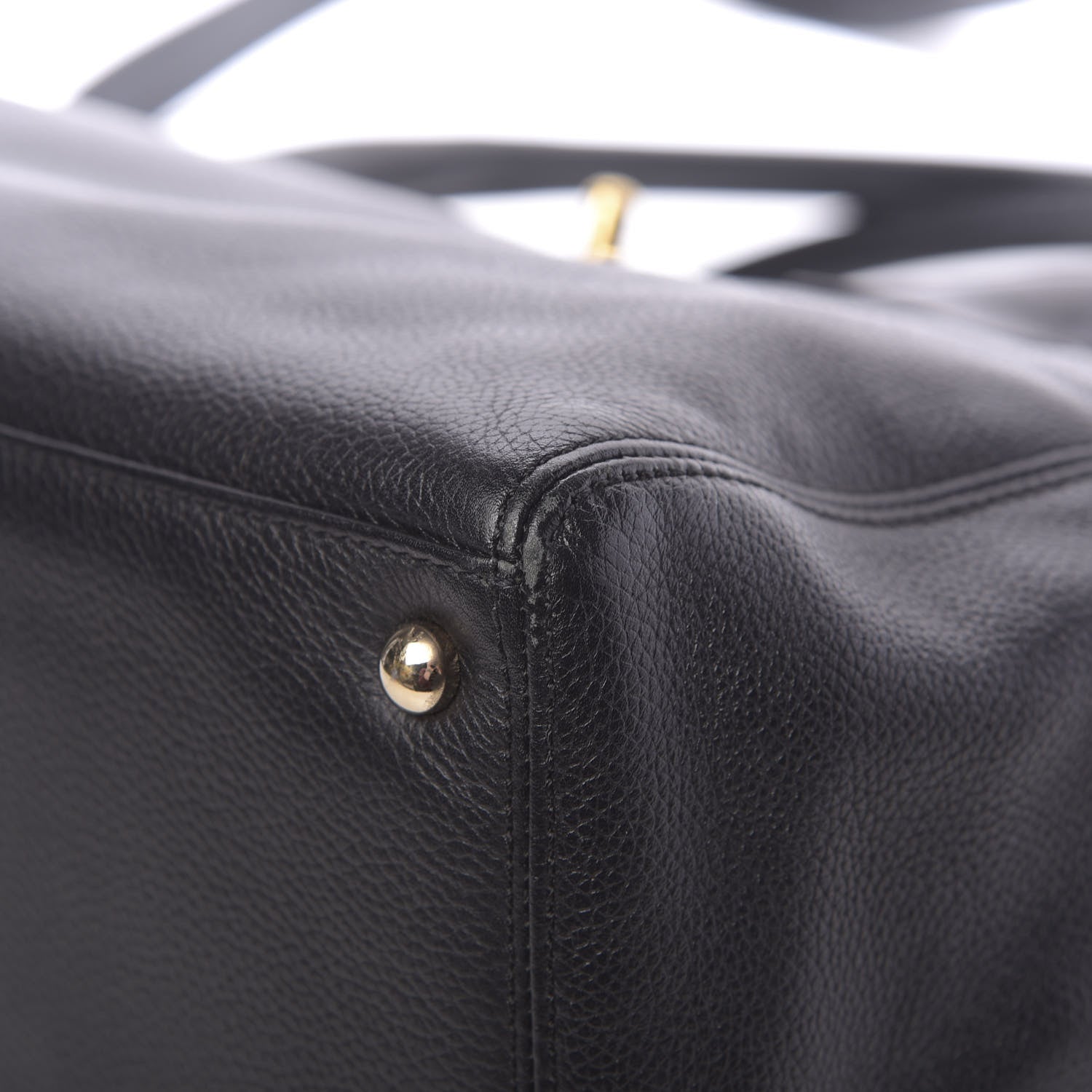 Chanel Calfskin Cerf Shopper Tote Black 14 of 16