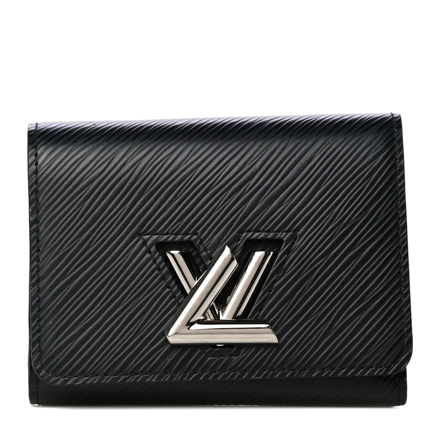 Epi Twist Compact Wallet Black