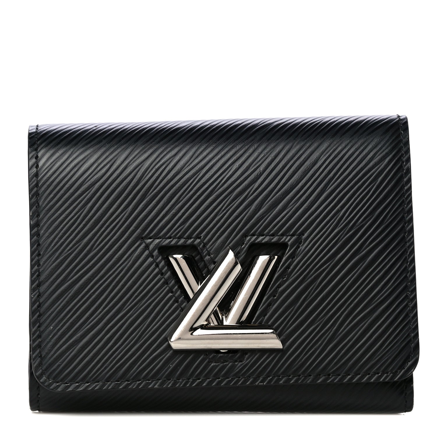 Louis Vuitton Epi Twist Compact Wallet Black 1 of 12