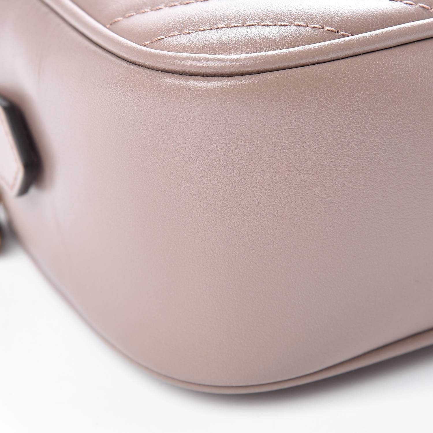 Gucci Calfskin Matelasse Small GG Marmont Chain Shoulder Bag Porcelain Rose 8 of 10