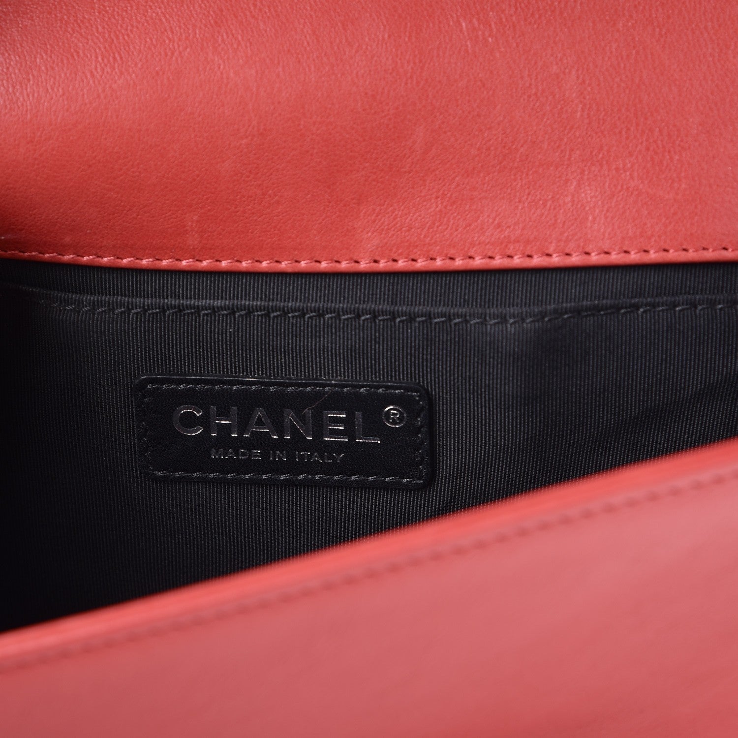 Chanel Calfskin Quilted Medium Boy Flap Red 6 of 12