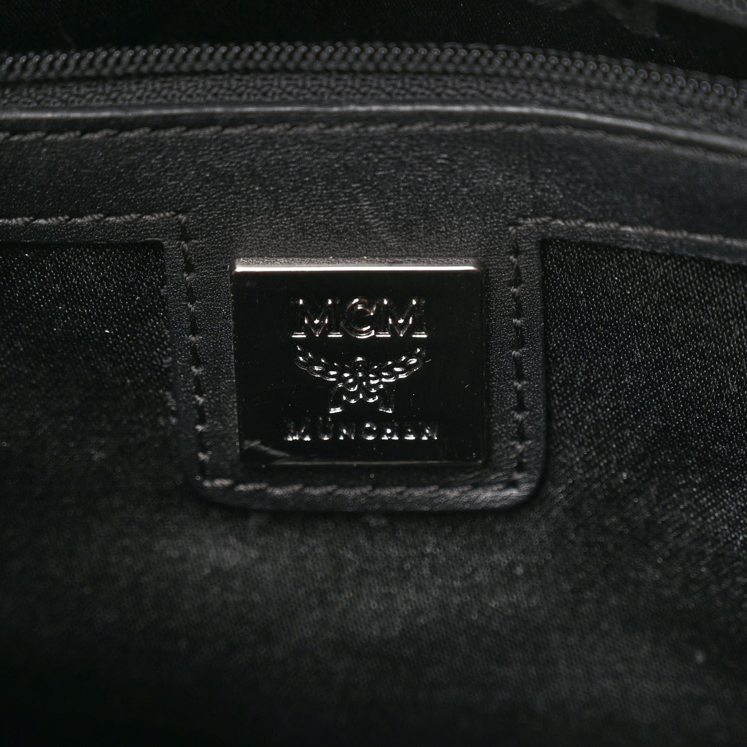 MCM Visetos Small Boston Bag Black 6 of 10