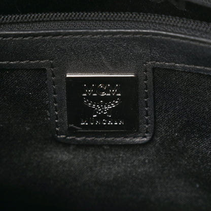 MCM Visetos Small Boston Bag Black 6 of 10