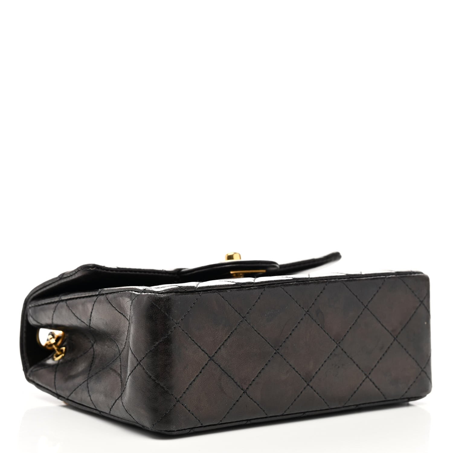 Chanel Lambskin Quilted Mini Square Flap Black 3 of 9