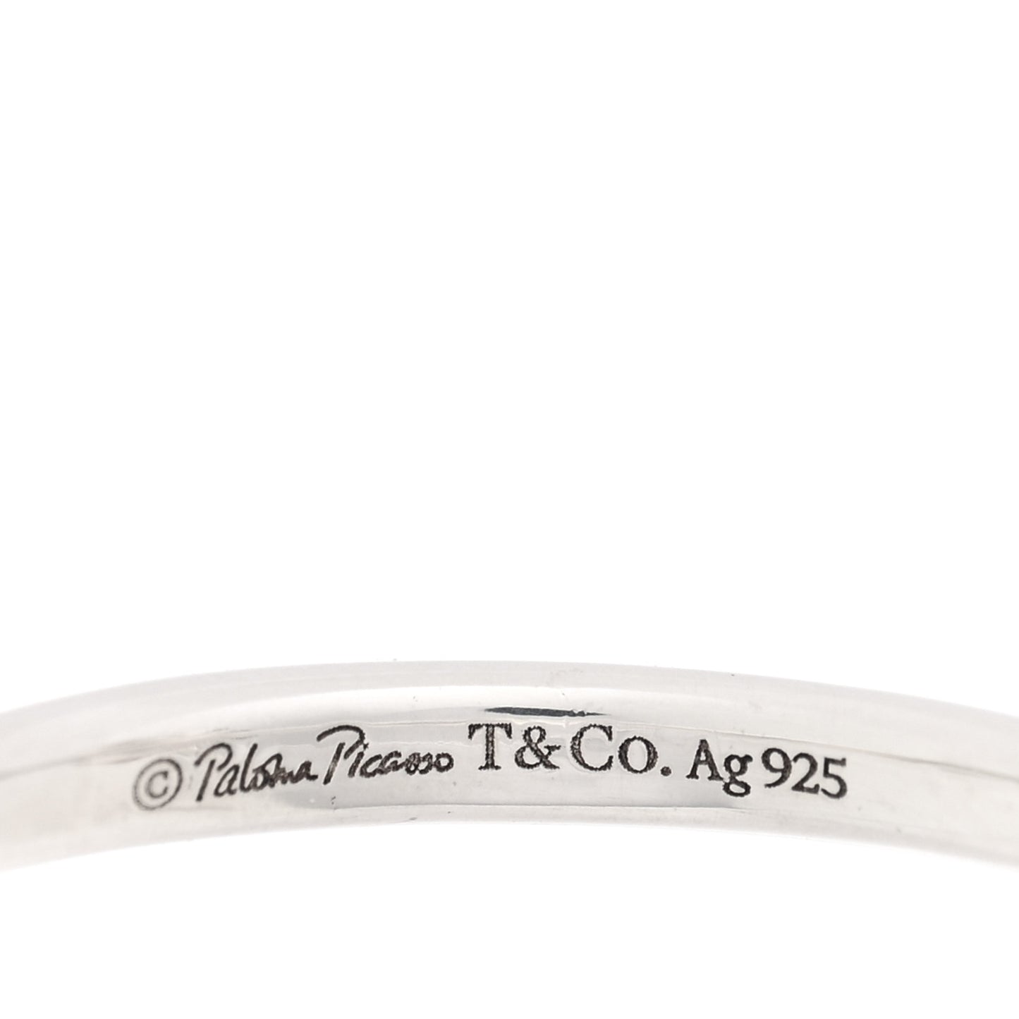Sterling Silver Freshwater Pearl Paloma Picasso Olive Leaf Ring 46 3.75