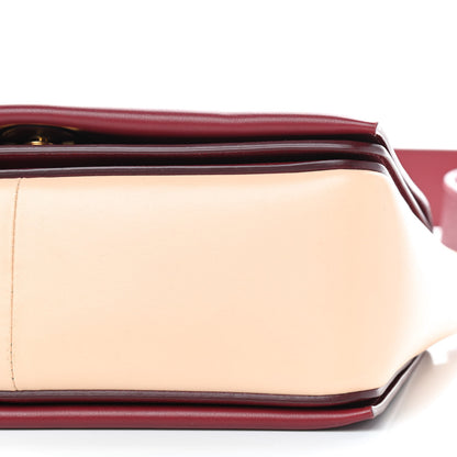 Celine Shiny Smooth Calfskin Medium Frame Shoulder Bag Ruby Nude 7 of 11