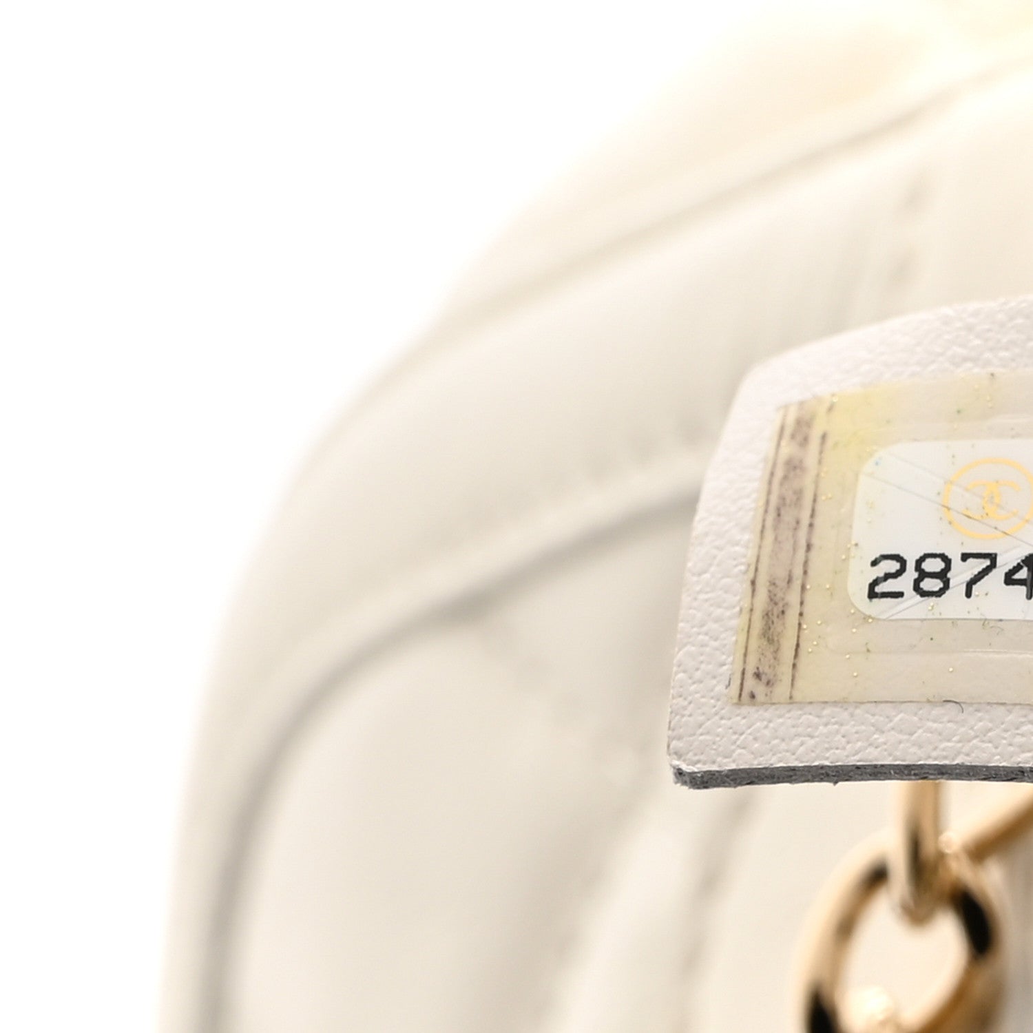 Chanel Aged Calfskin Quilted Waist Bag With Coin Purse White 8 of 11