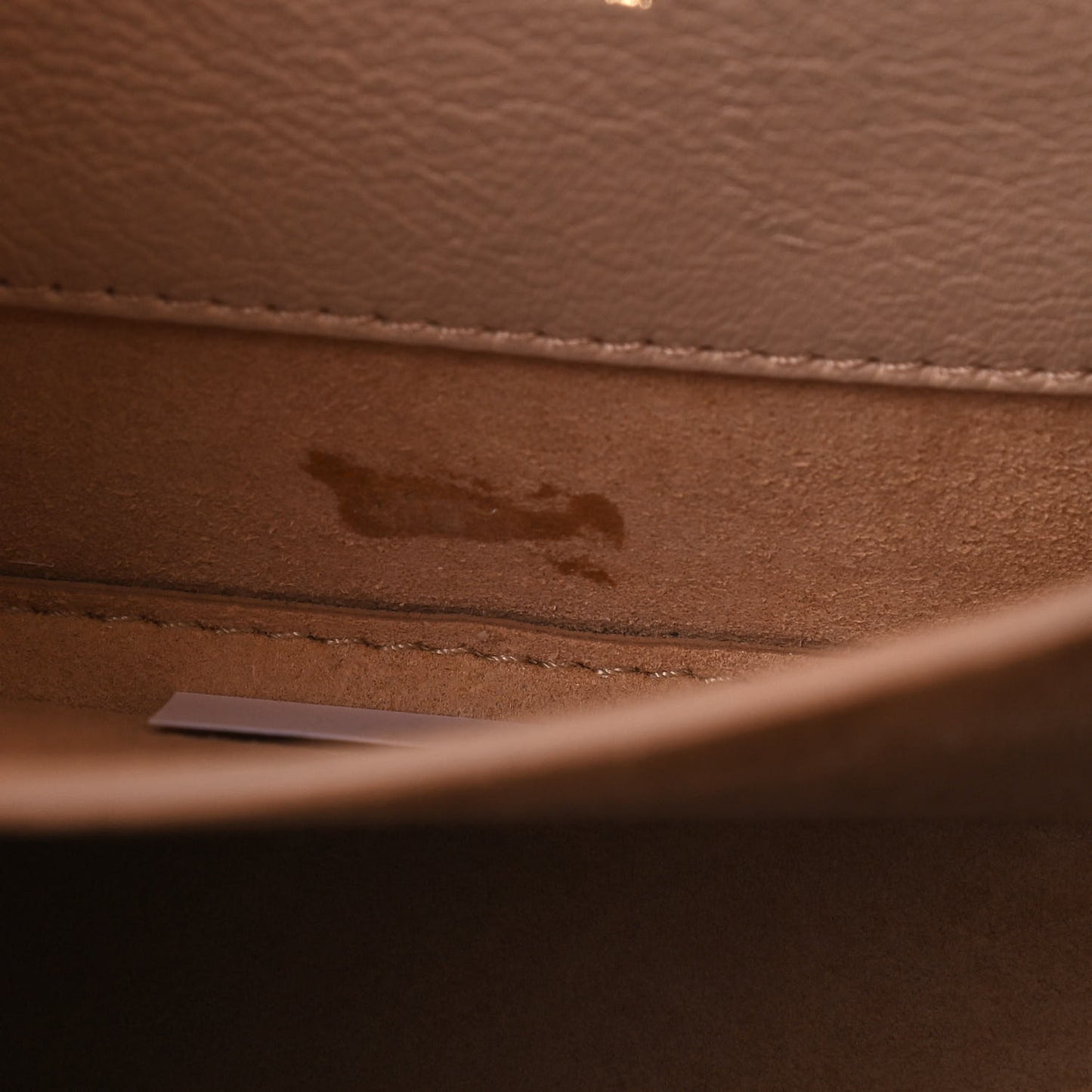 Fine Grain Goatskin Box Shoulder Bag 19 Nude