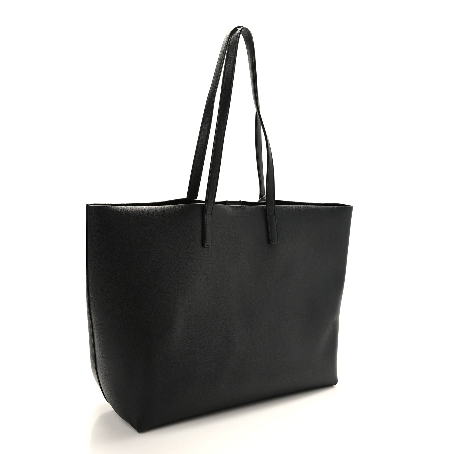 Saint Laurent Calfskin Large Shopping Tote Black 4 of 10