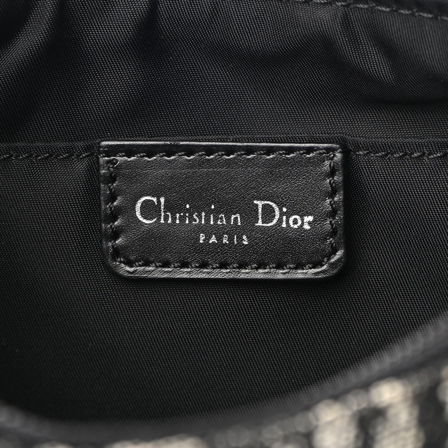 Monogram Shoulder Bag Pochette Black