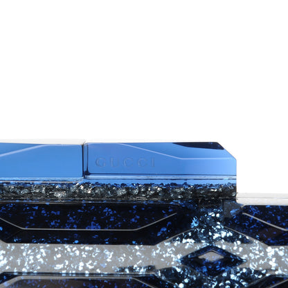 Gucci Plexiglass Glitter Aristrographic Box Clutch Classic Marine 5 of 8