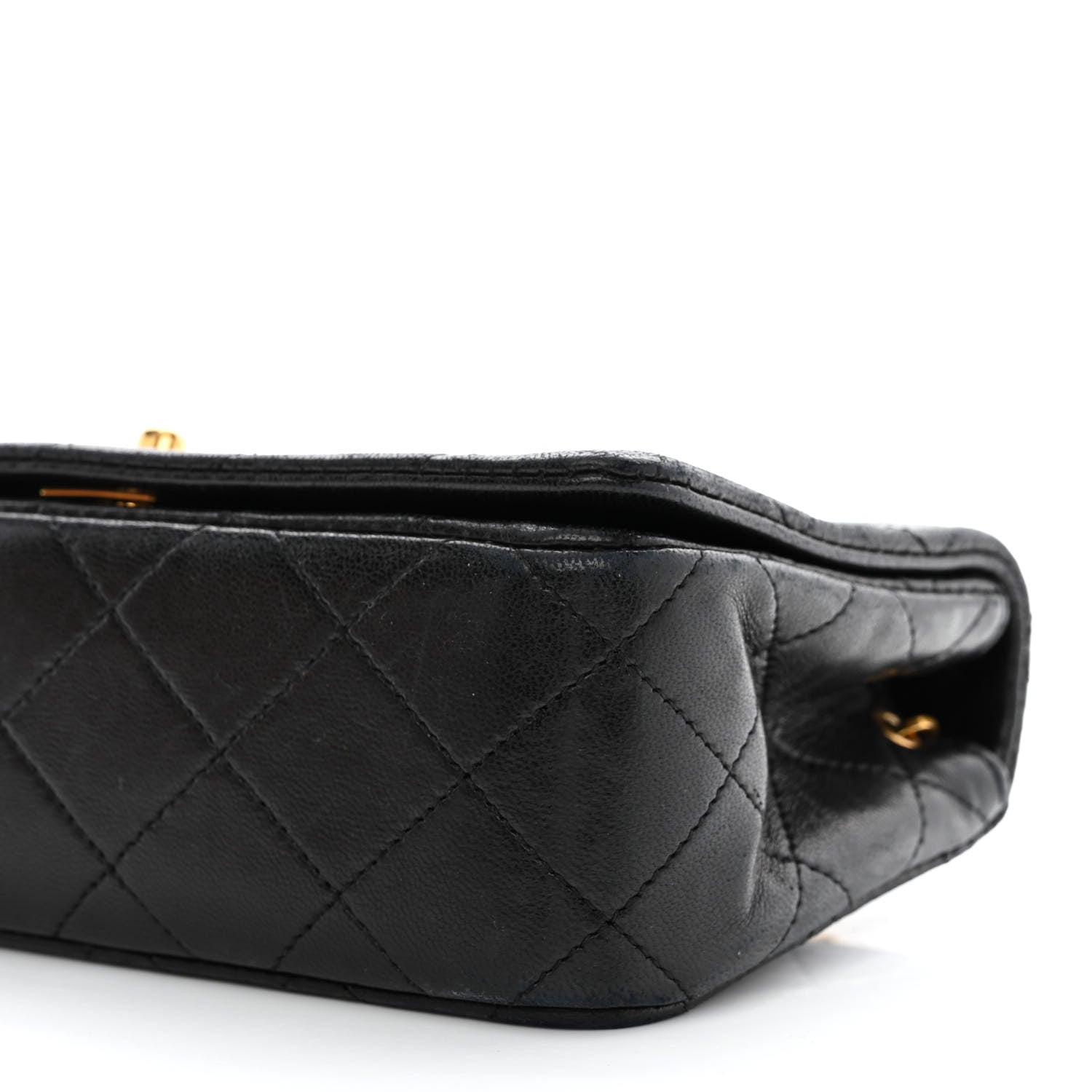 Chanel Lambskin Quilted Small Single Flap Black 10 of 12