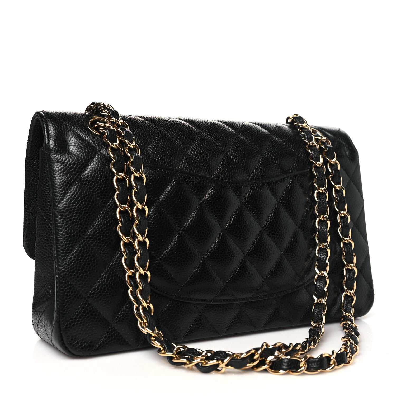 Chanel Caviar Quilted Medium Double Flap Black 3 of 10