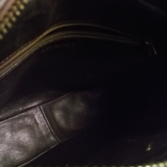 Chanel Quilted Lambskin Tassel Camera Case Brown 9 of 11